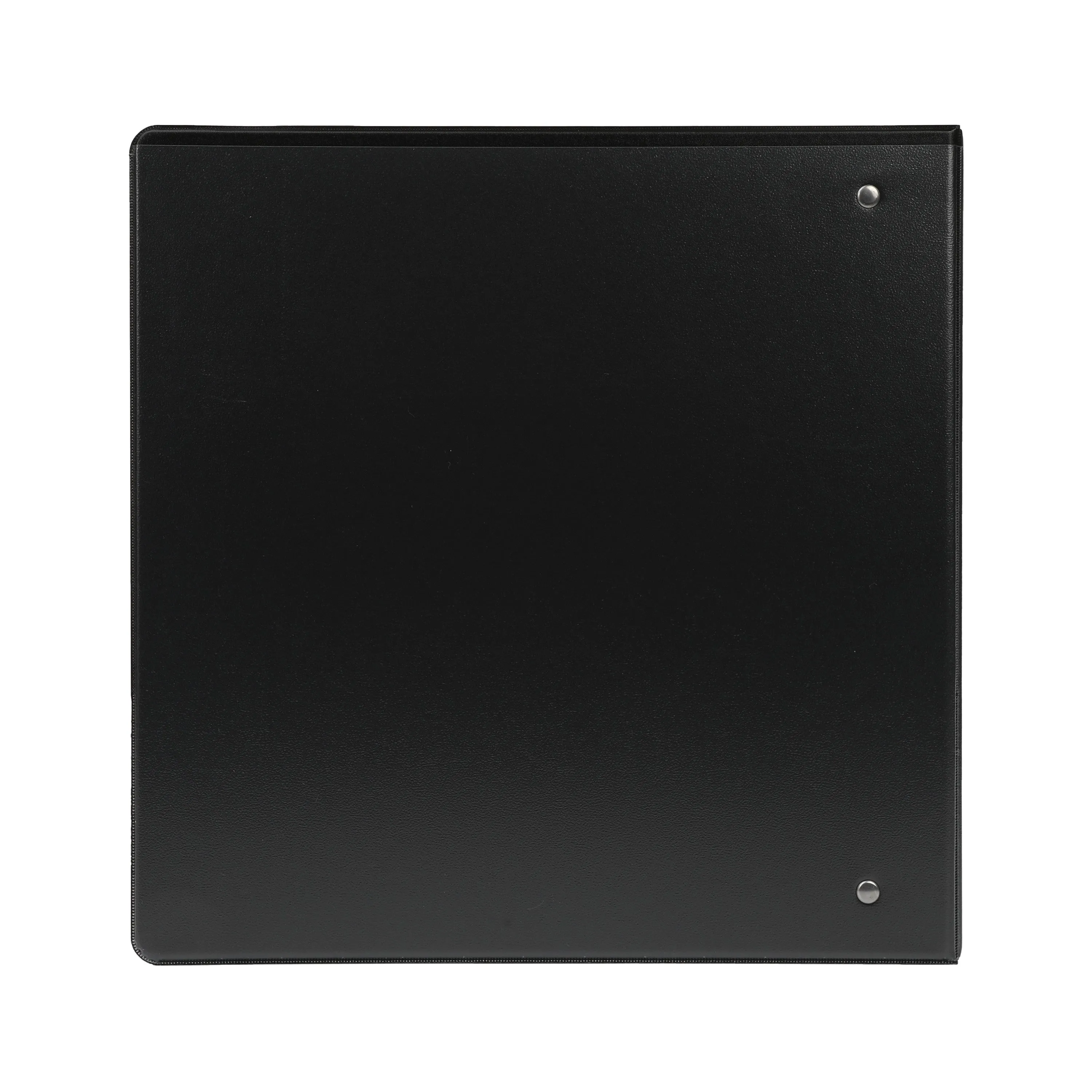 3-Ring View Binder Durable Lightweight Slant D-Ring 2" Ring Type Black 6 Pack