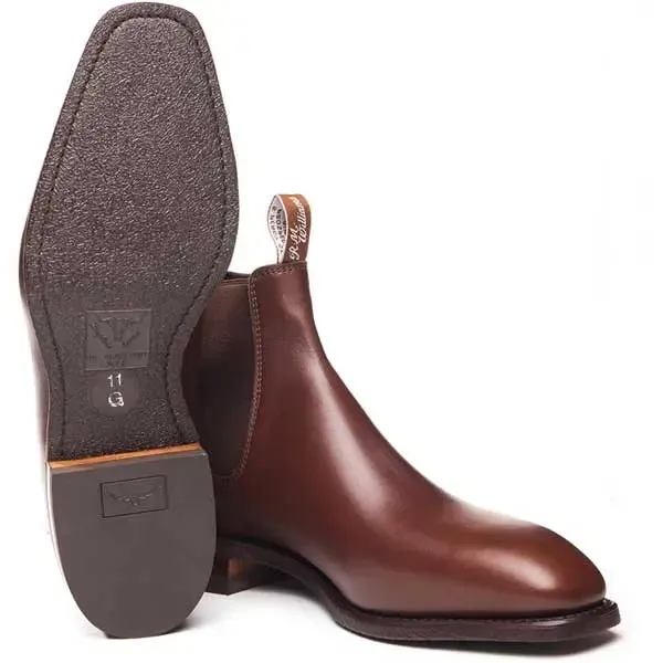 30% OFF RM WILLIAMS Comfort Craftsman Boots - Men's - Dark Tan - Size: UK 7.5