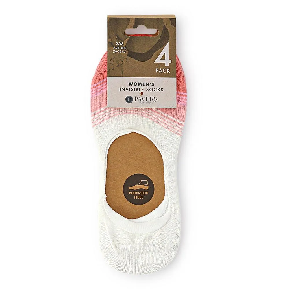 4 Pack Invisible Socks - EKIN37001 / 324 057