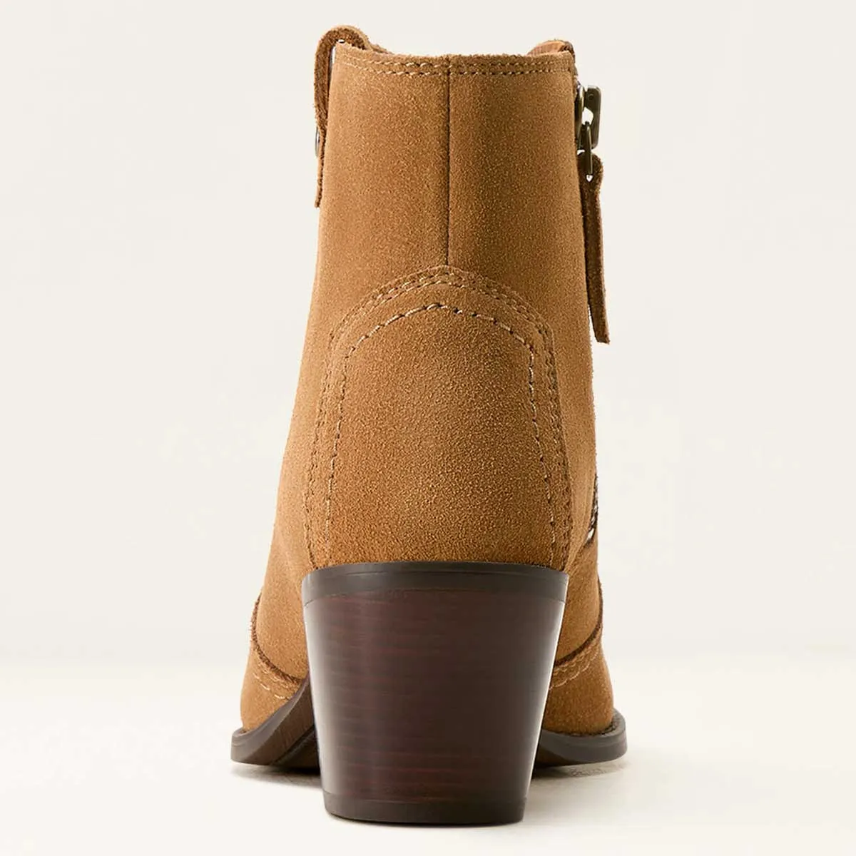 40% OFF - ARIAT Tilbury Ankle Western Boots - Womens - Carmel Suede - Size: UK 4