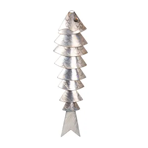45" H Rustic Metal Fish Wall Décor,6m299a
