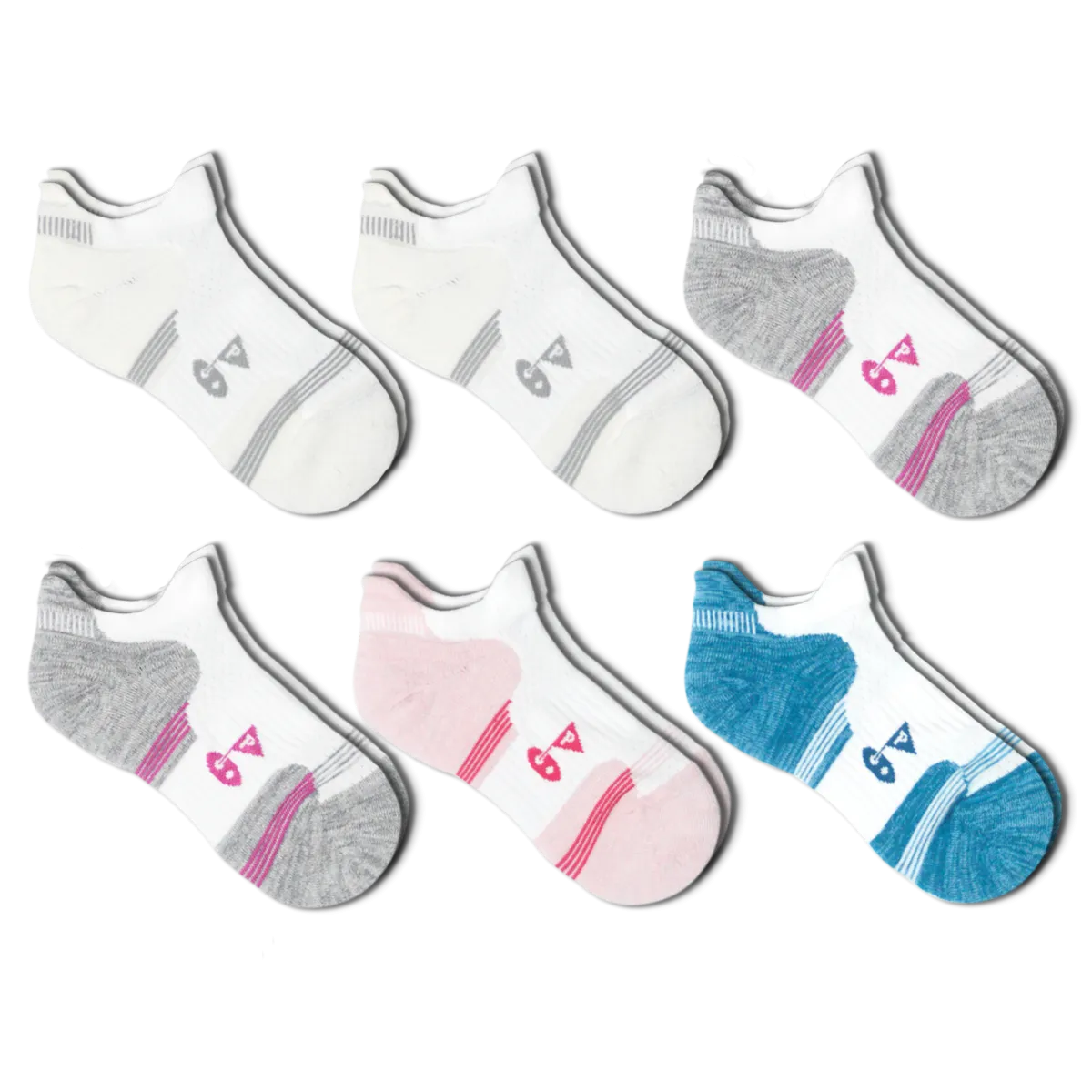 6 Pack - Women's Golf Socks