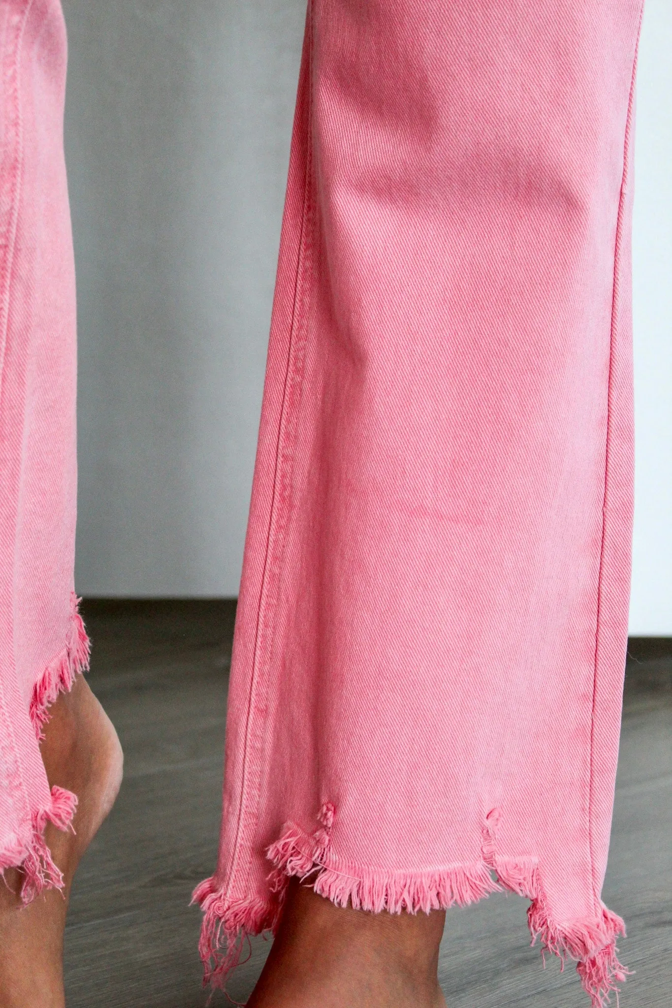 Adeline Ankle Flare • Flamingo