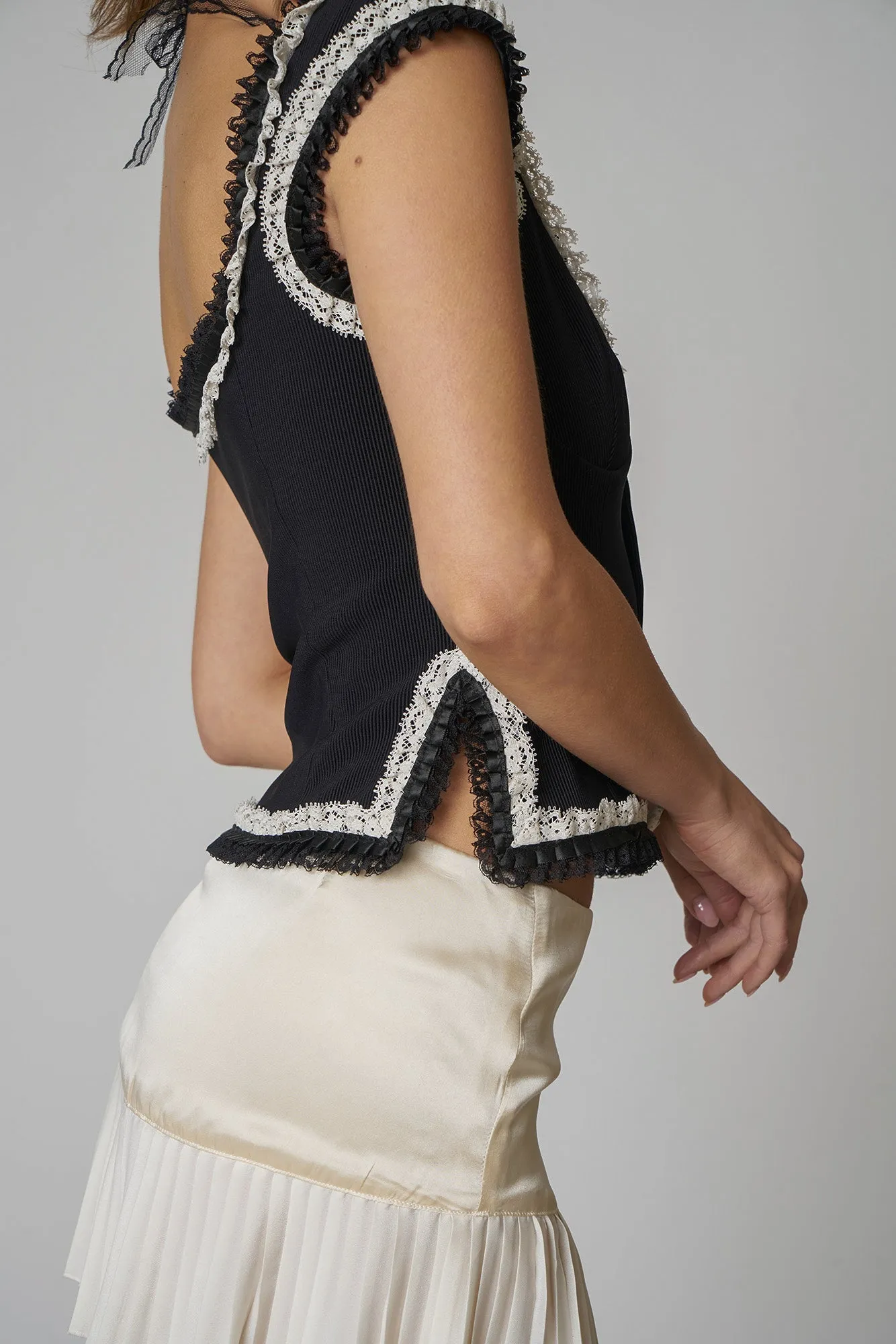 ADELINE TOP - NOIR
