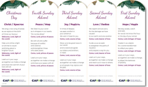 Advent Prayer card