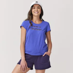 Aila Graphic Short Sleeve Top - SALE