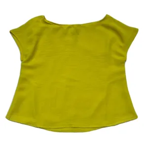 Airflow Cap Sleeve Top- Lemon
