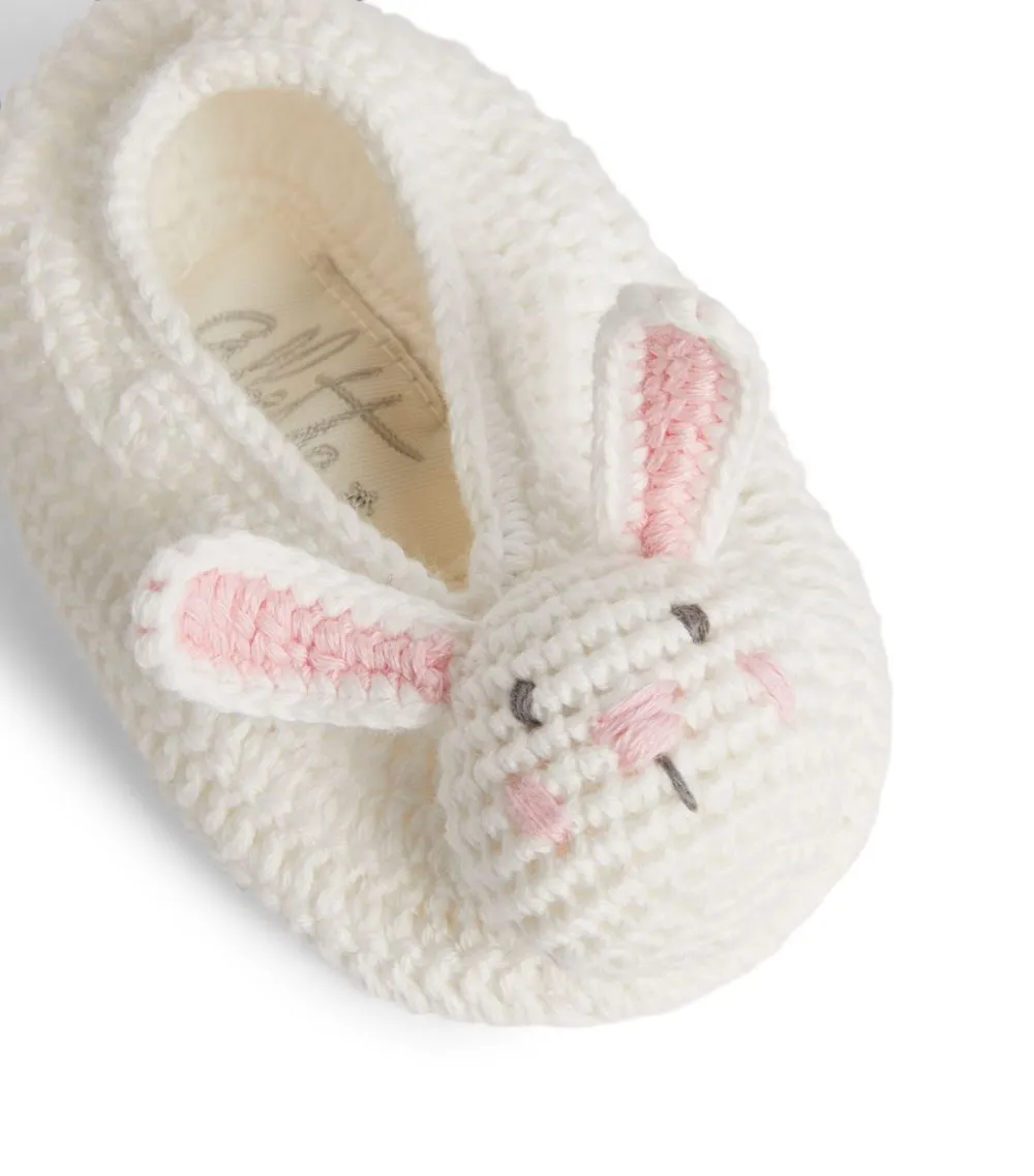 Albetta CROCHET BUNNY BOOTIES (0-6 MONTHS)