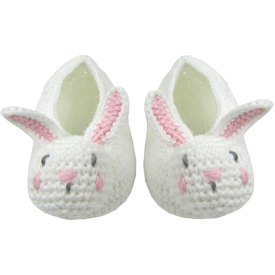 Albetta CROCHET BUNNY BOOTIES (0-6 MONTHS)