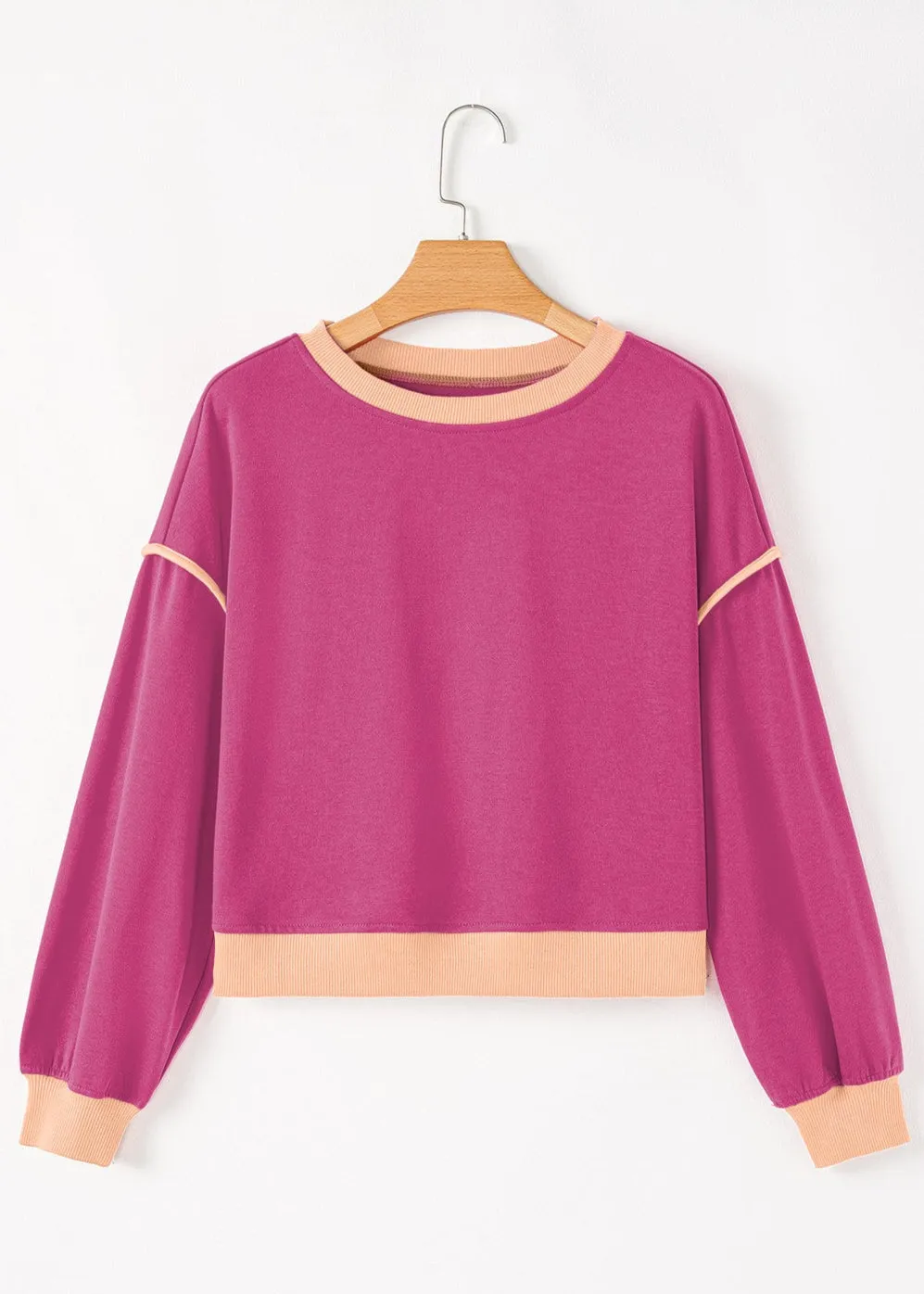 All Day Hustle Pullover | Rose