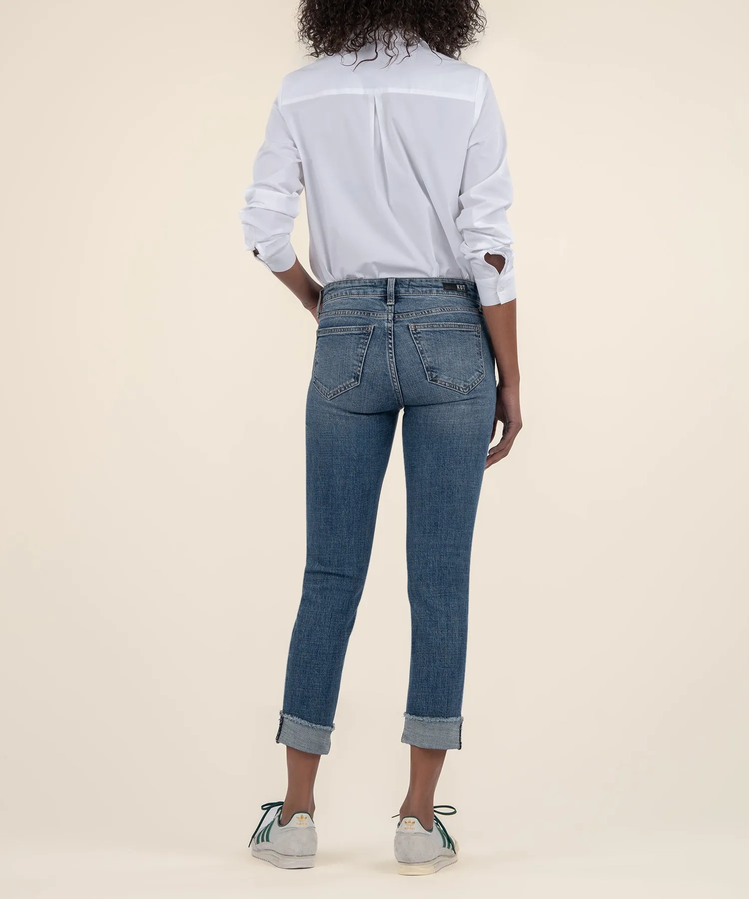 Amy Mid Rise Crop Straight Leg - FINAL SALE
