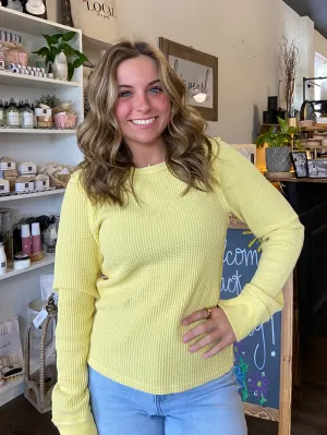 Ania Top Pale Banana