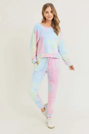 Aqua Tie-dye Set
