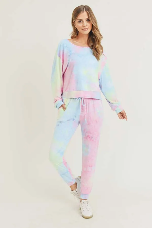 Aqua Tie-dye Set