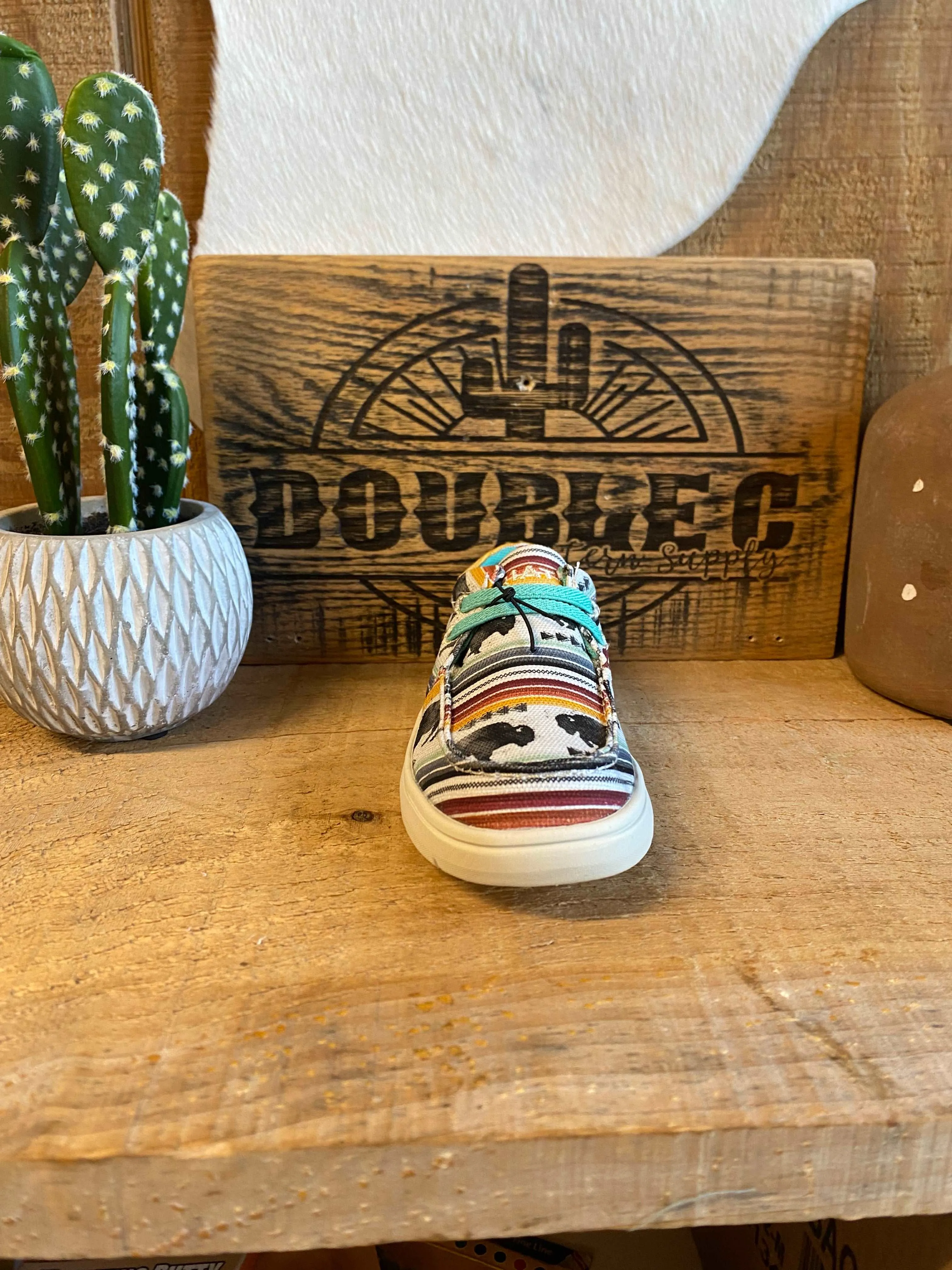 Ariat Kid's Hilo in Buffalo Print