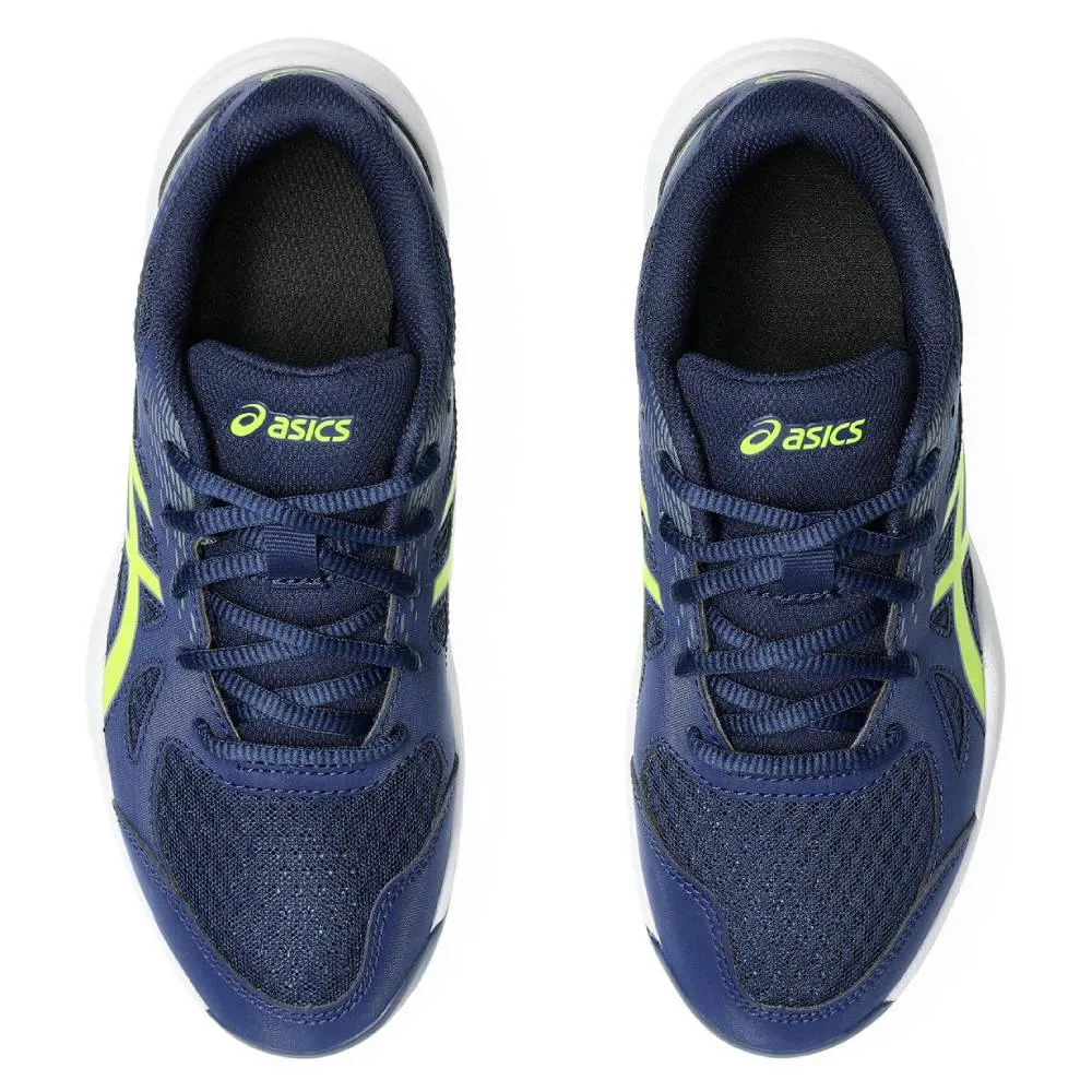 Asics Gel Upcourt 6 GS Junior Indoor Court Shoe (Blue Expanse/Safety Yellow)