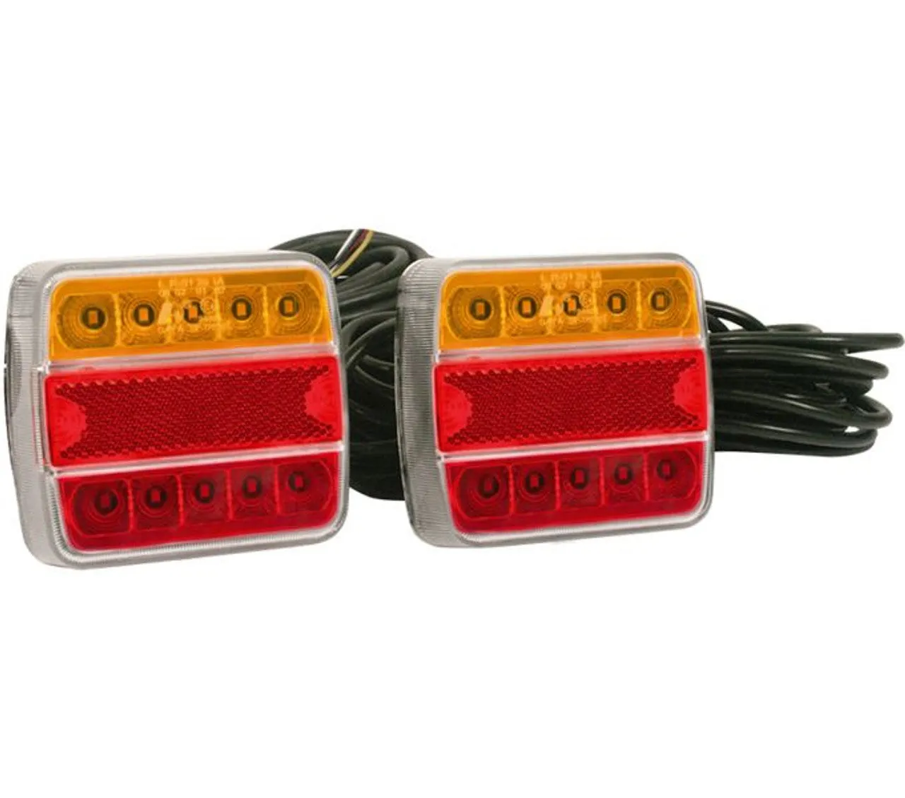 Axis 762636 LED 12v Trailer Light Set with 8m Cable and 3 Plugs