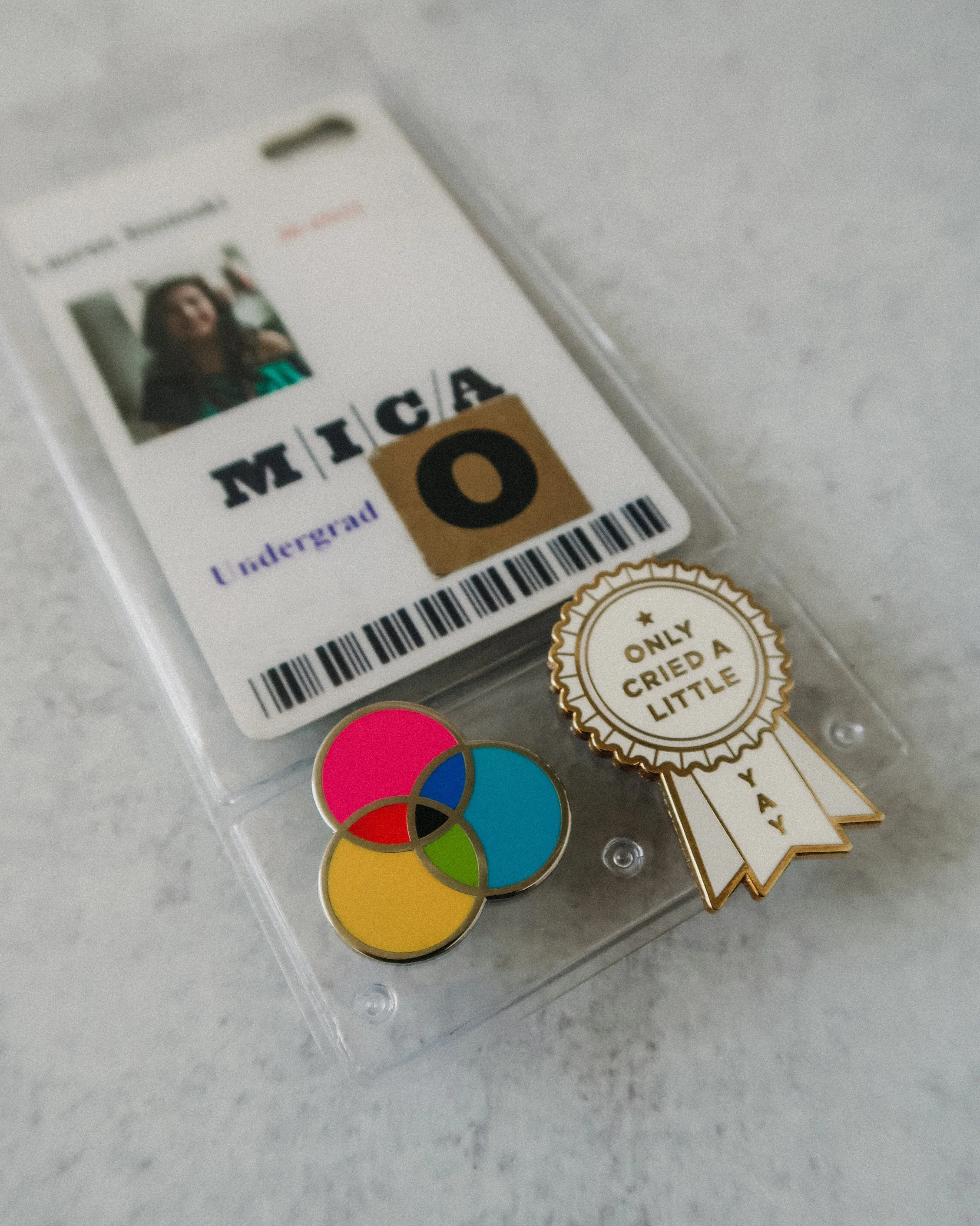 Badge Holder for Enamel Pins · The Minimalist, Vertical