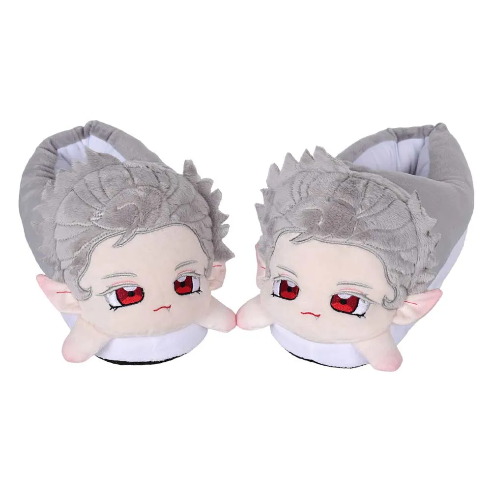 Baldur's Gate 3 Astarion Game Character Original Cotton Slippers Shoes Halloween Costumes Accessory Prop