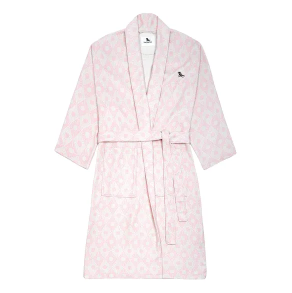 Bath Robe - Diamond Pink