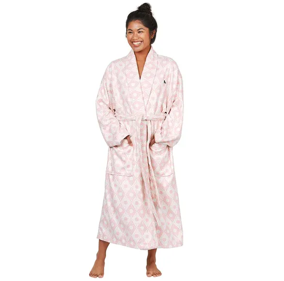 Bath Robe - Diamond Pink