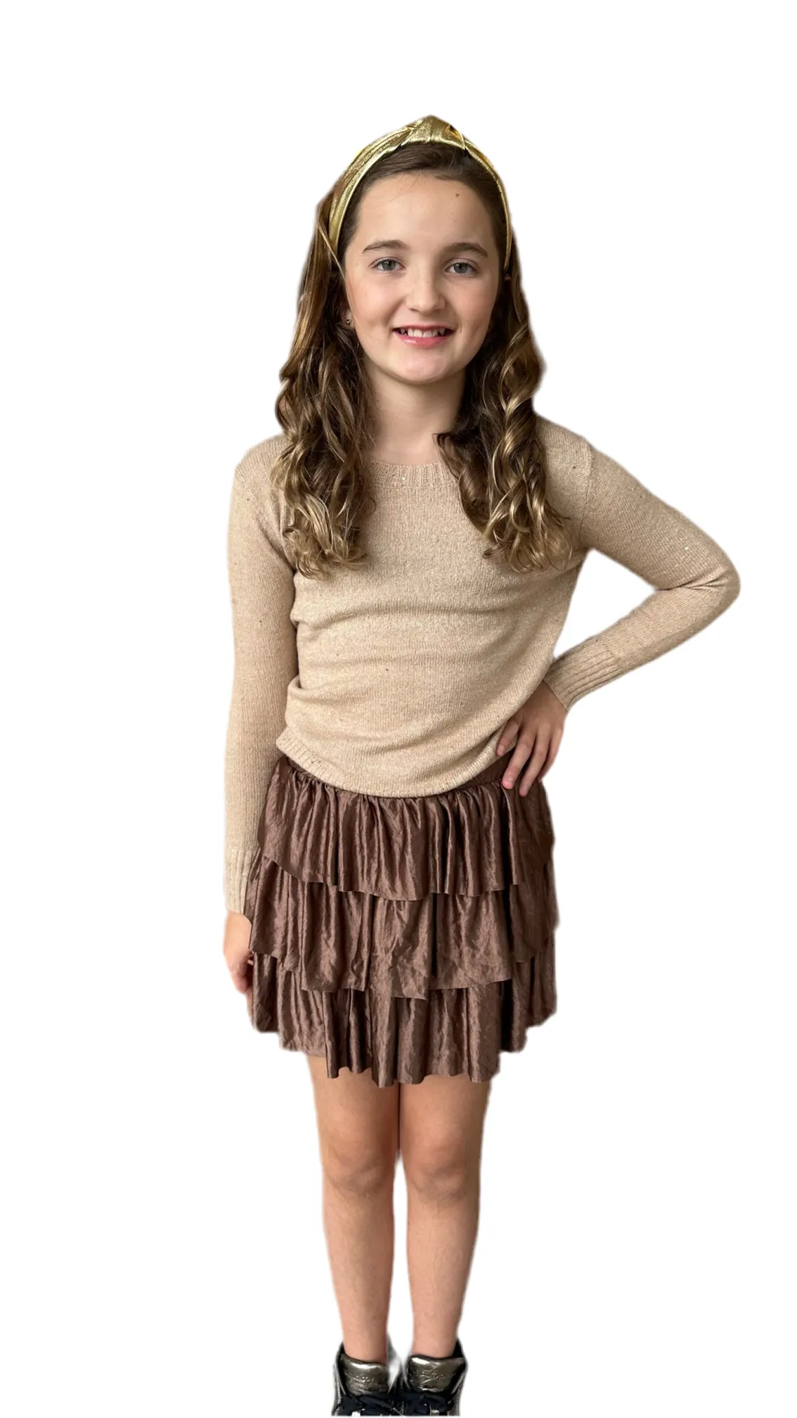 Beige Knitted Sweater