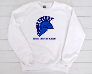 Bethel Trojan Helmet Crew Neck Sweatshirt