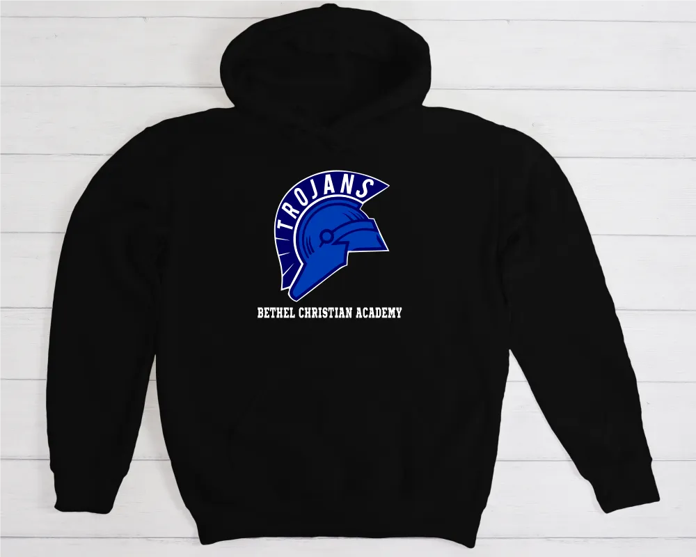 Bethel Trojan Helmet Hoodie