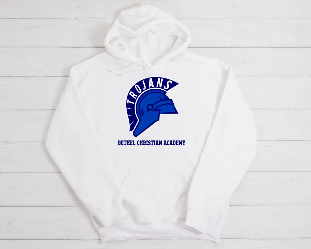 Bethel Trojan Helmet Hoodie