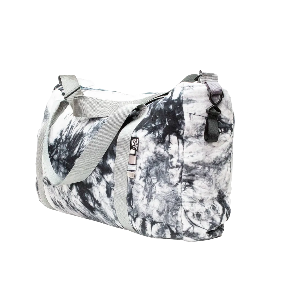 Black Tie Dye Duffle Bag