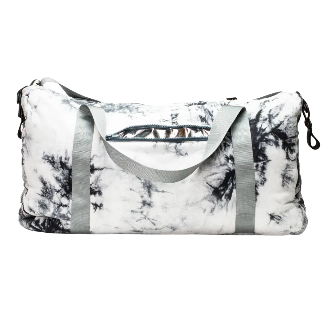 Black Tie Dye Duffle Bag