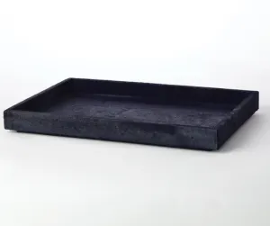 Blue Hair-on-Hide Tray