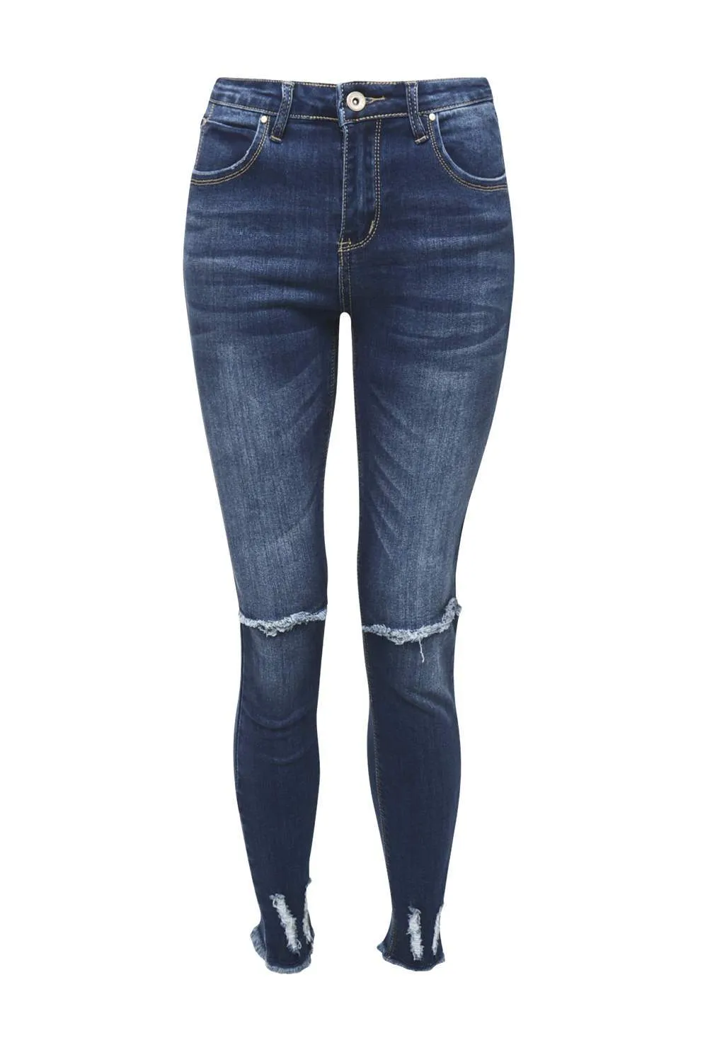 Blue Ripped Jeans