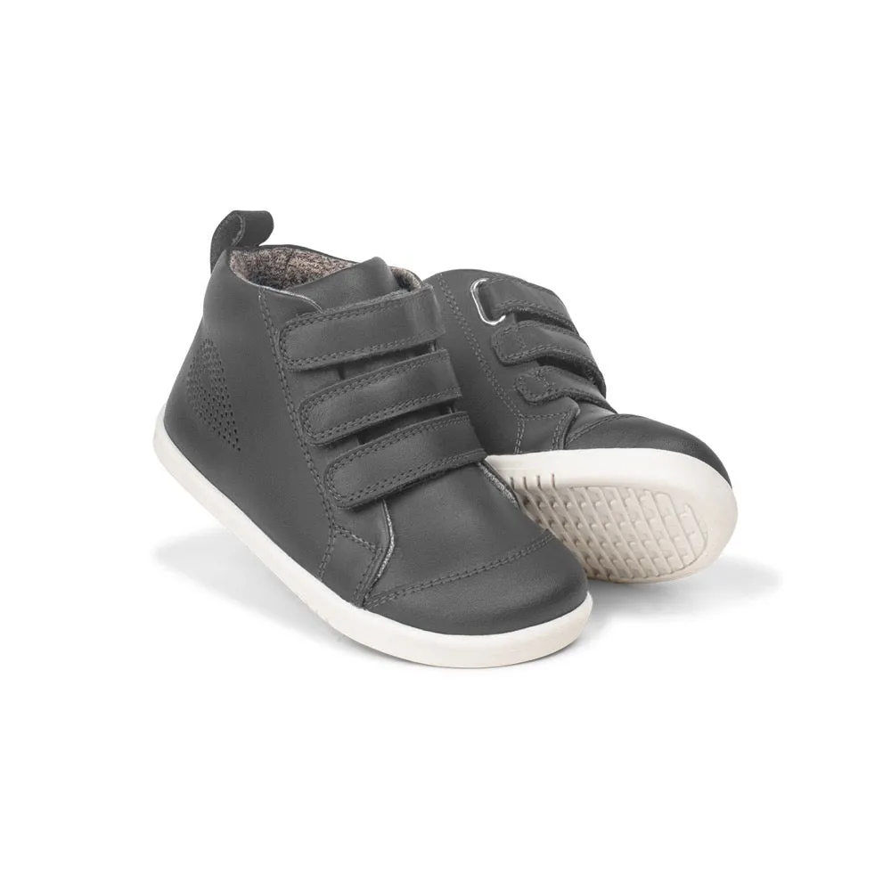 Bobux I Walk Hi Court Switch Smoke Trainers