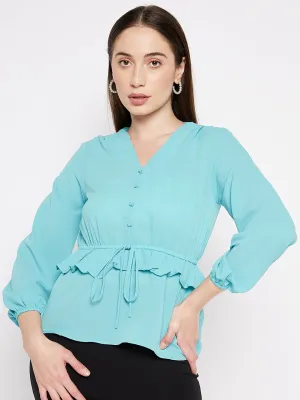 Camla Barcelona Blue Women Top