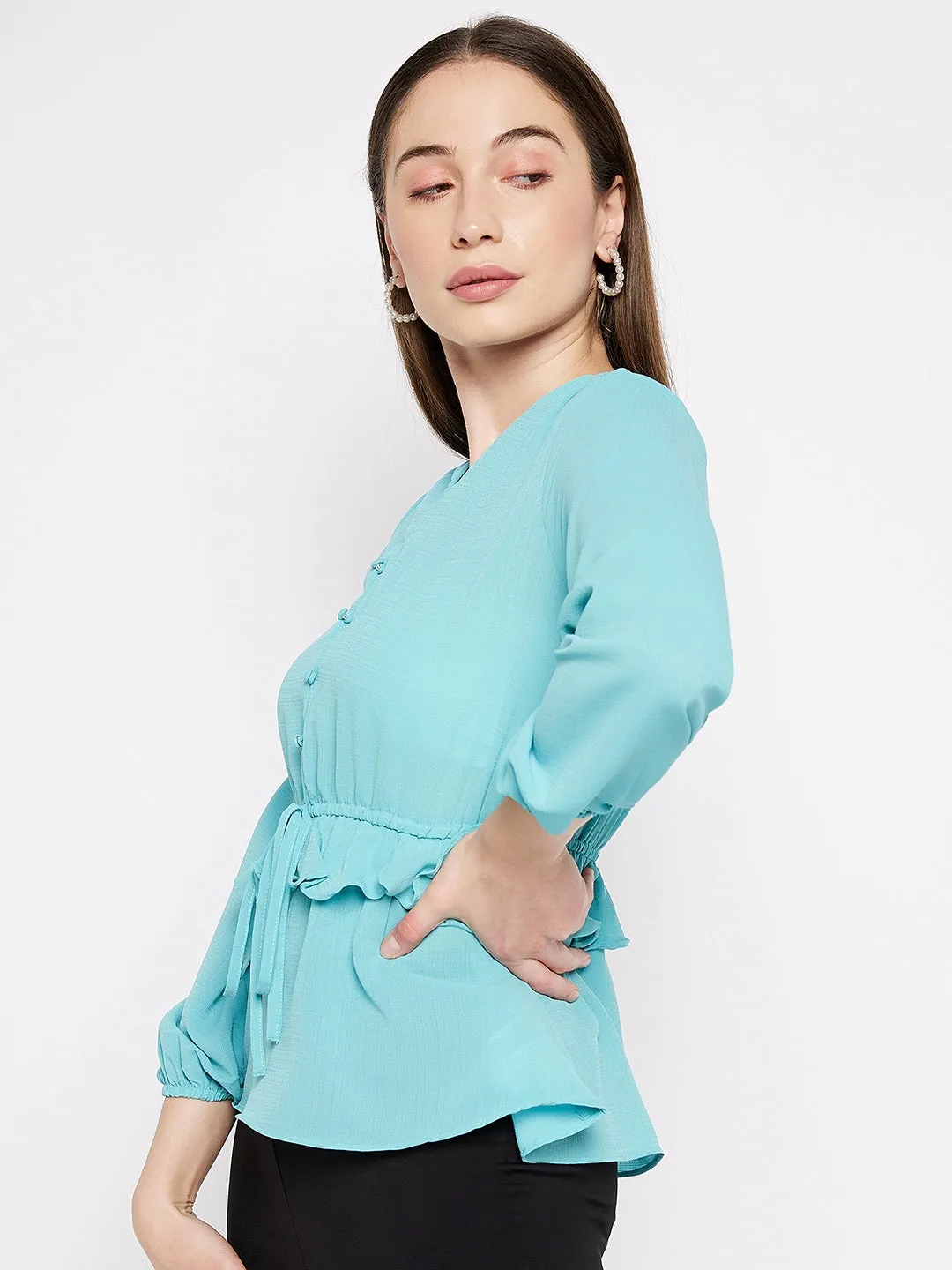 Camla Barcelona Blue Women Top