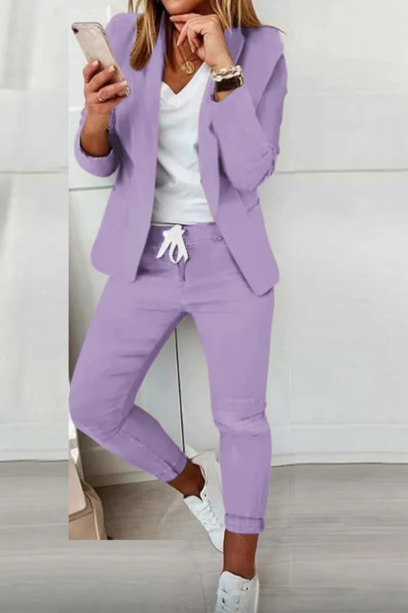Casual and fashionable suit set(10 Colors)