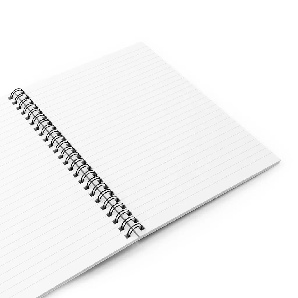 Celestial Merkabah (CYAN) Spiral Notebook - Ruled Line