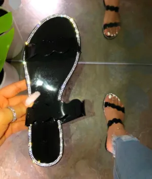 Cinderella Slippers Black
