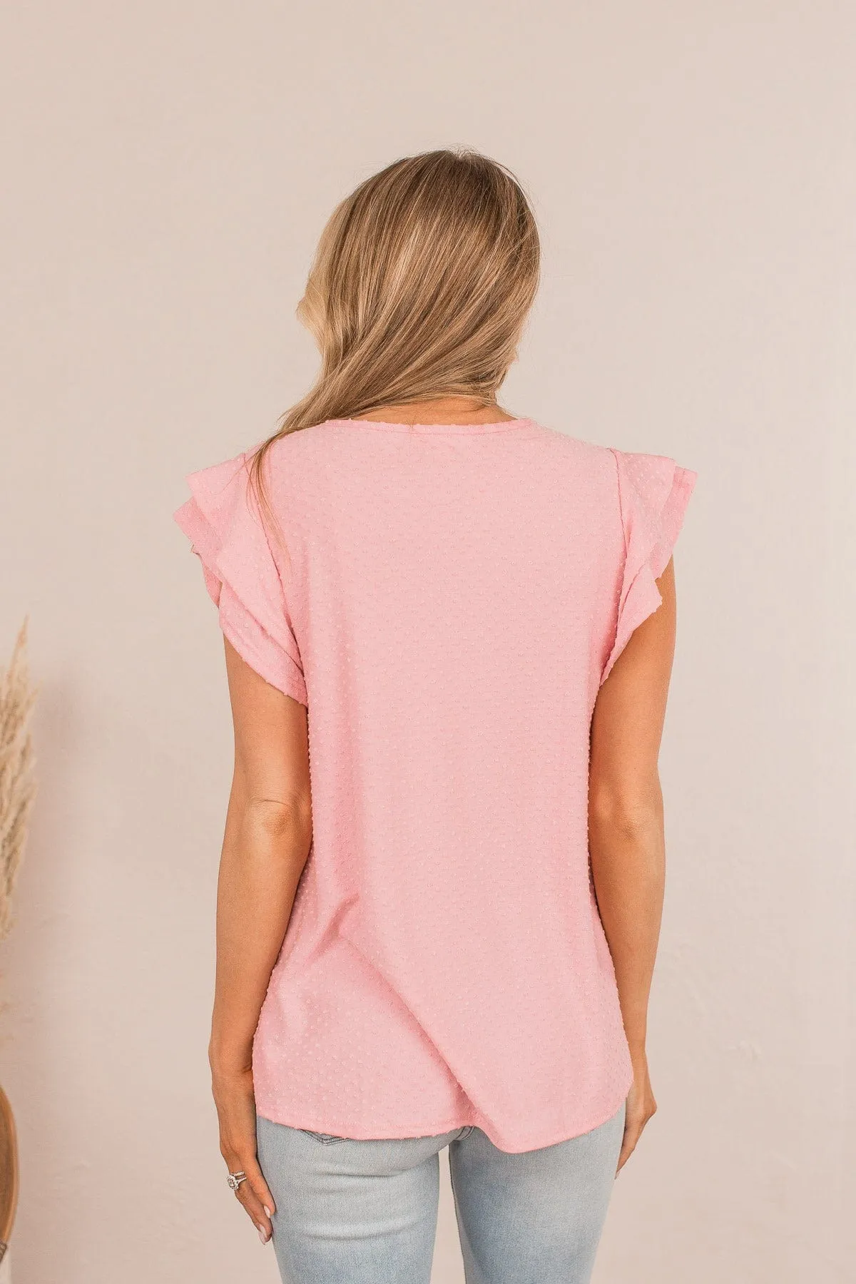 Comfortable In My Own Skin Top- Pink