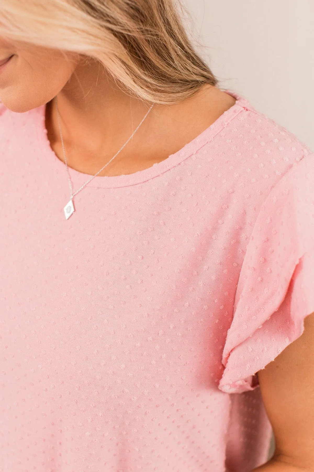 Comfortable In My Own Skin Top- Pink