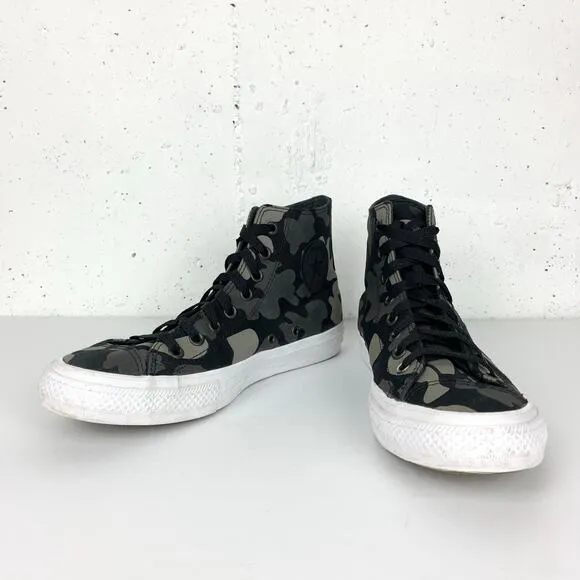 Converse Chuck Taylor All Star 2 High Top Reflective Camo Black Size 9 Men