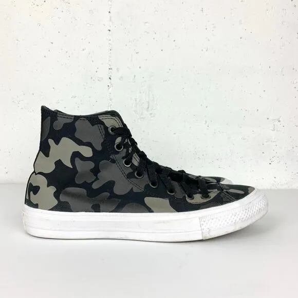 Converse Chuck Taylor All Star 2 High Top Reflective Camo Black Size 9 Men
