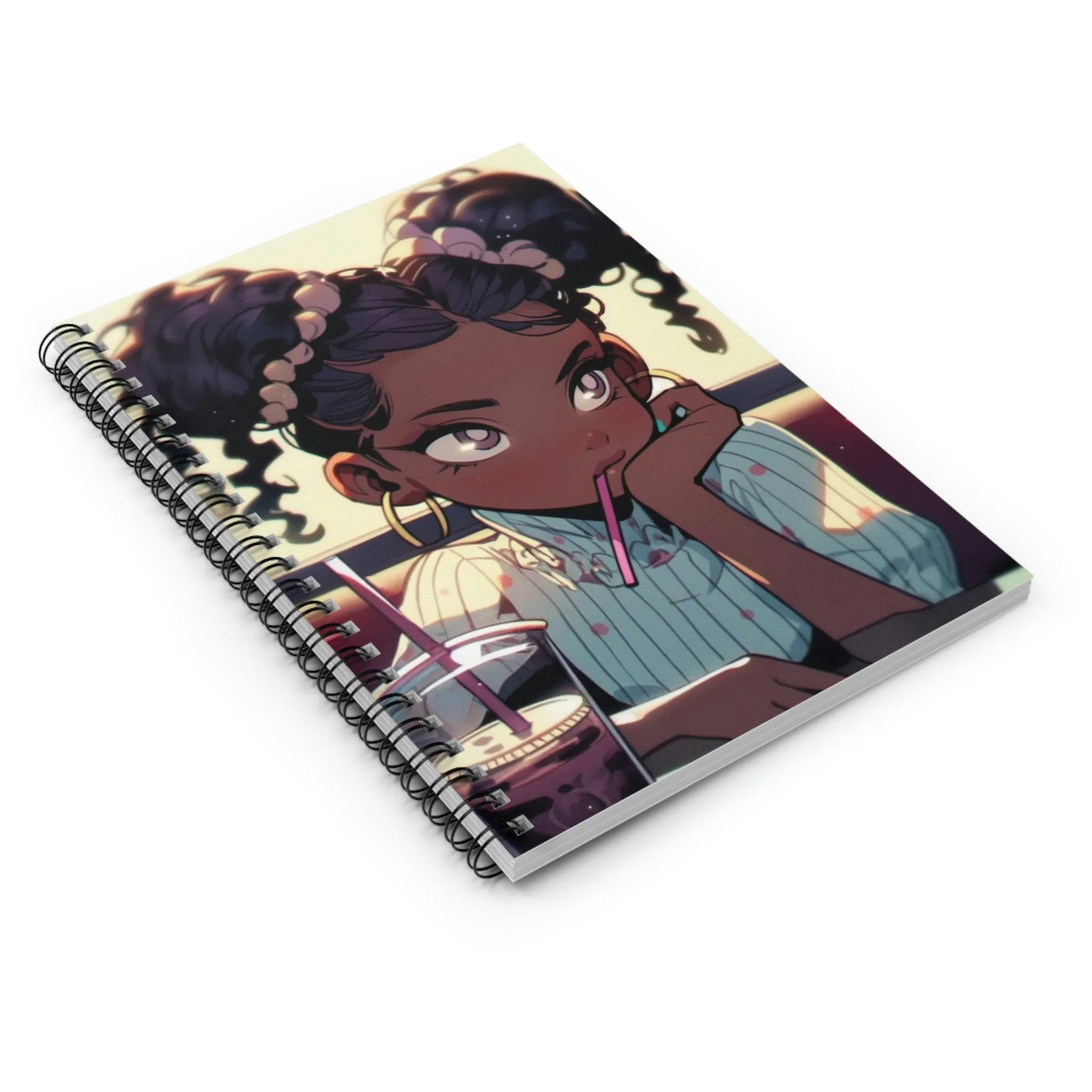 Cute Anime 1 Spiral Notebook - Ruled Line
