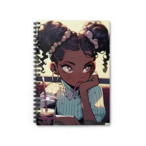 Cute Anime 1 Spiral Notebook - Ruled Line