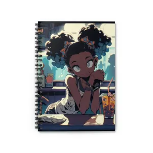 Cute Anime 2 Spiral Notebook - Ruled Line