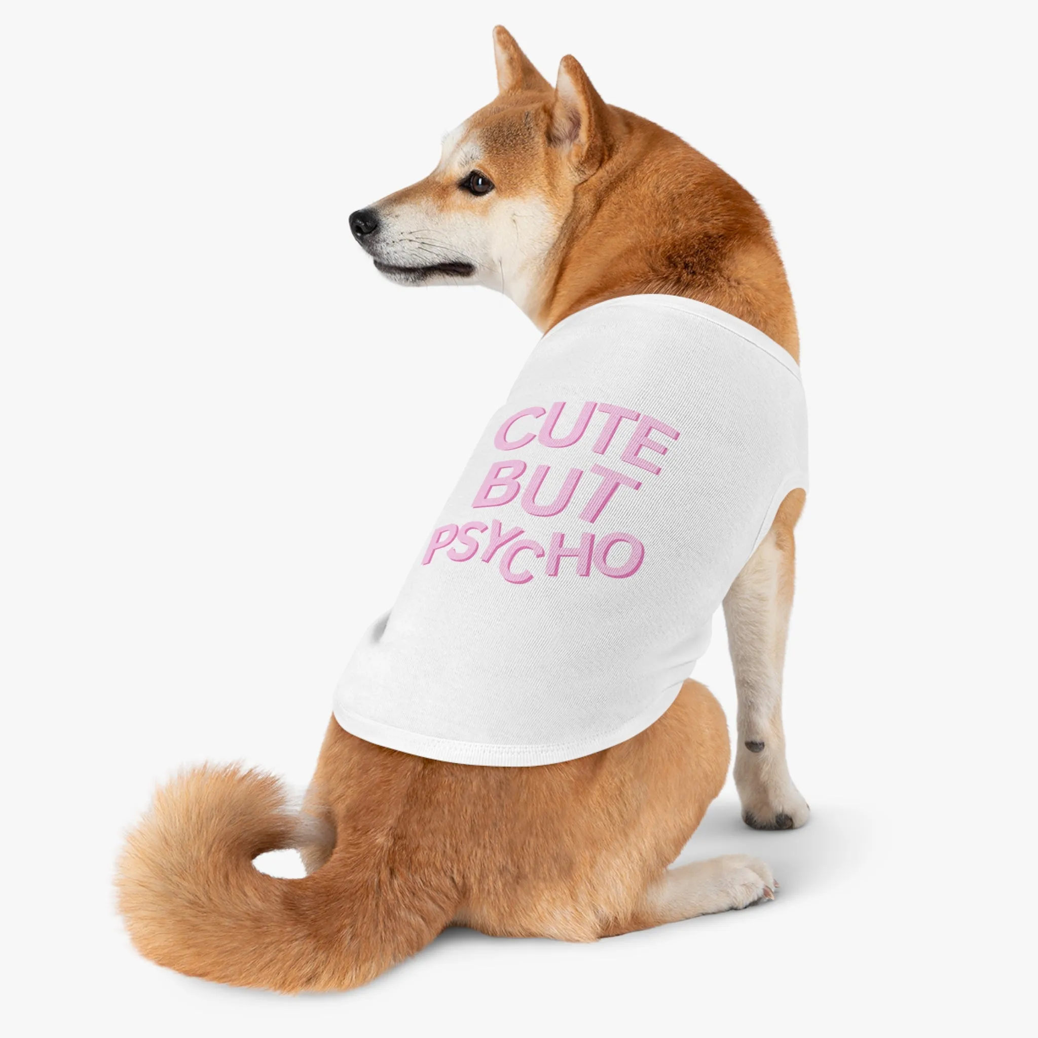 'Cute But Psycho' Pet Tank Top