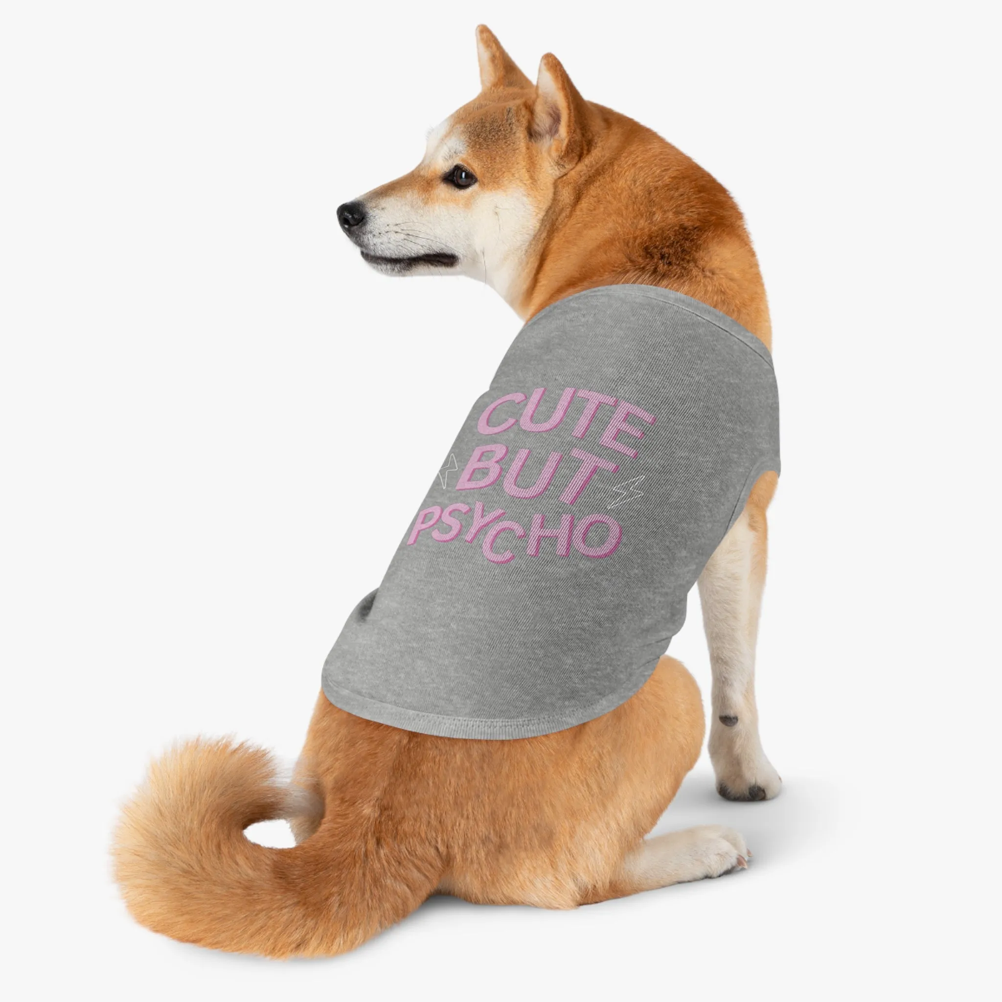 'Cute But Psycho' Pet Tank Top