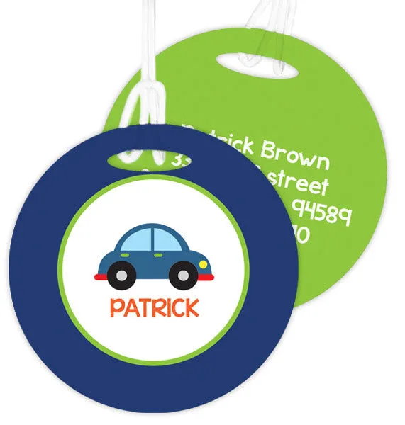 Cute Little Car Personalized Bag Tag