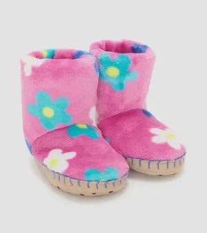 Daisy Fuzzy Fleece  Slippers